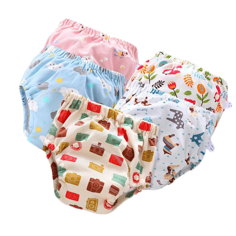 Herbabe Baby Training Pants Panties Cotton Baby Diapers Reusable Cloth Diaper Cover Nappies Washable Infant Kids Underwear Nappy, Moon
Herbabe Baby Training Pants Panties Cotton Baby Diapers Reusable Cloth Diaper Cover Nappies Washable Infant Kids Underwear Nappy, Moon
