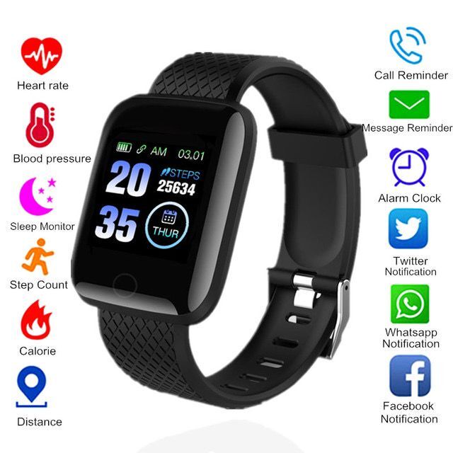 Smart Watches 116 Plus ID116 D13 Heart Rate Watch Wristband Band Waterproof Android With retail packaging 
Smart Watches 116 Plus ID116 D13 Heart Rate Watch Wristband Band Waterproof Android With retail packaging