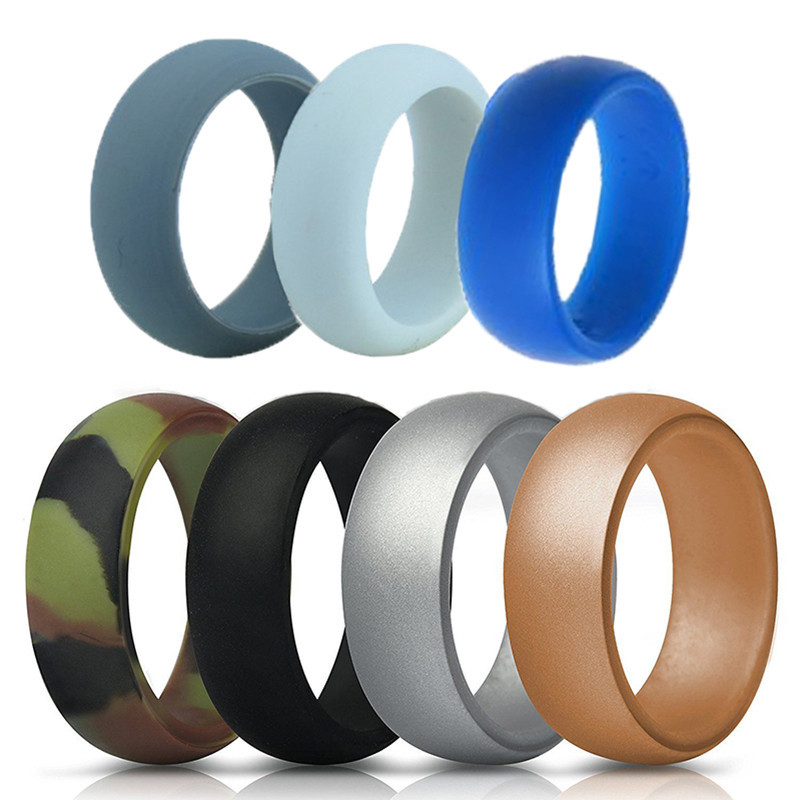 7 Colors/set Size 7-13 Silicone Finger Ring Flexible Hypoallergenic Crossfit Engagement Army Band Rubber Wedding Supplies
7 Colors/set Size 7-13 Silicone Finger Ring Flexible Hypoallergenic Crossfit Engagement Army Band Rubber Wedding Supplies
