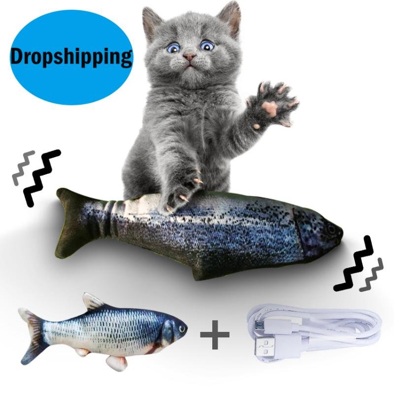 30/34CM Electronic Pet Cat Simulation Fish Toy USB Battery Charging Cat Chewing Playing Toy Biting Supplies Dropshiping
30/34CM Electronic Pet Cat Simulation Fish Toy USB Battery Charging Cat Chewing Playing Toy Biting Supplies Dropshiping