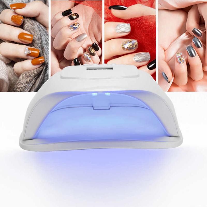 Uv Lamp 54W LED UV Gel Nail Polish Dryer Lamp Intelligent Nail Curing Machine (EU Plug 100-240V) Lamps, As pic
Uv Lamp 54W LED UV Gel Nail Polish Dryer Lamp Intelligent Nail Curing Machine (EU Plug 100-240V) Lamps, As pic