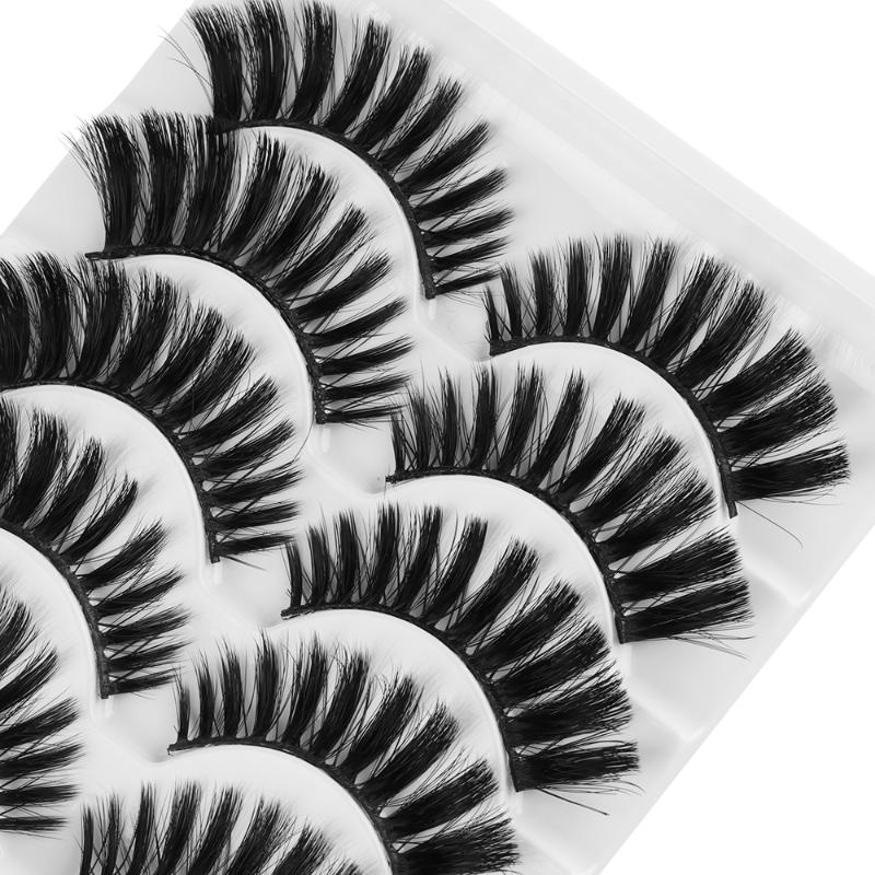 5 Pairs Criss-cross Wispy Cross Fluffy 22mm-25mm Lashes 3D Mink Hair False Eyelashes Extension Handmade Eye Makeup Tools
5 Pairs Criss-cross Wispy Cross Fluffy 22mm-25mm Lashes 3D Mink Hair False Eyelashes Extension Handmade Eye Makeup Tools