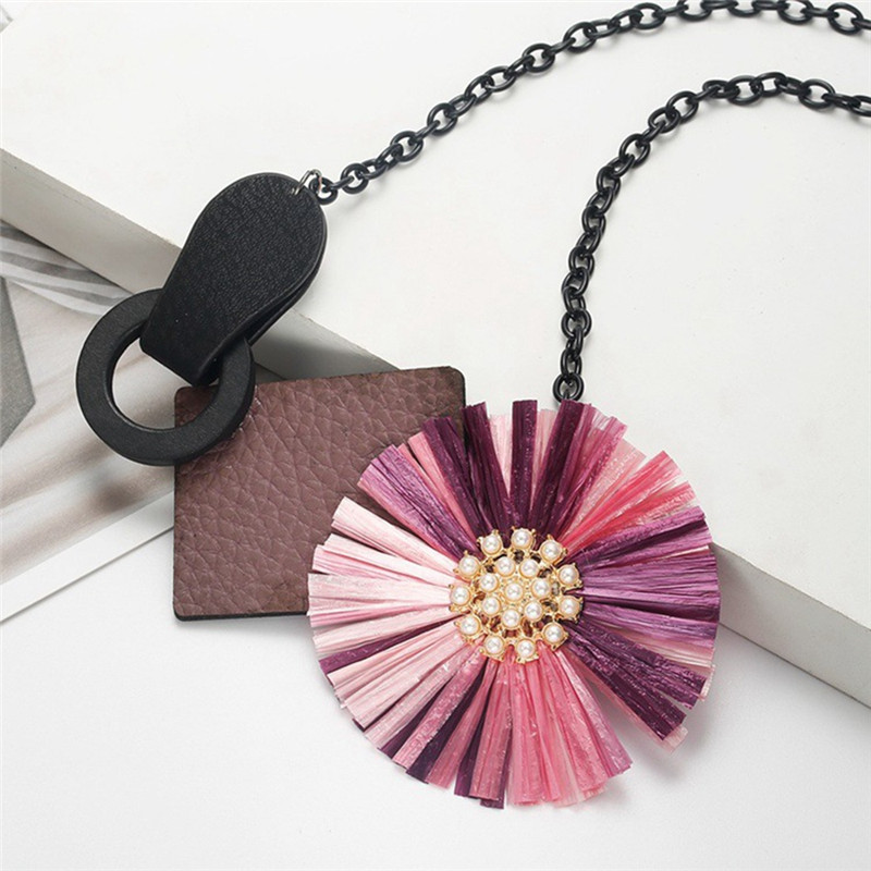 Charm Lafite Grass Collar Choker Necklace Pendants Vintage Big Flowers Statement Necklaces Women Jewelry
Charm Lafite Grass Collar Choker Necklace Pendants Vintage Big Flowers Statement Necklaces Women Jewelry