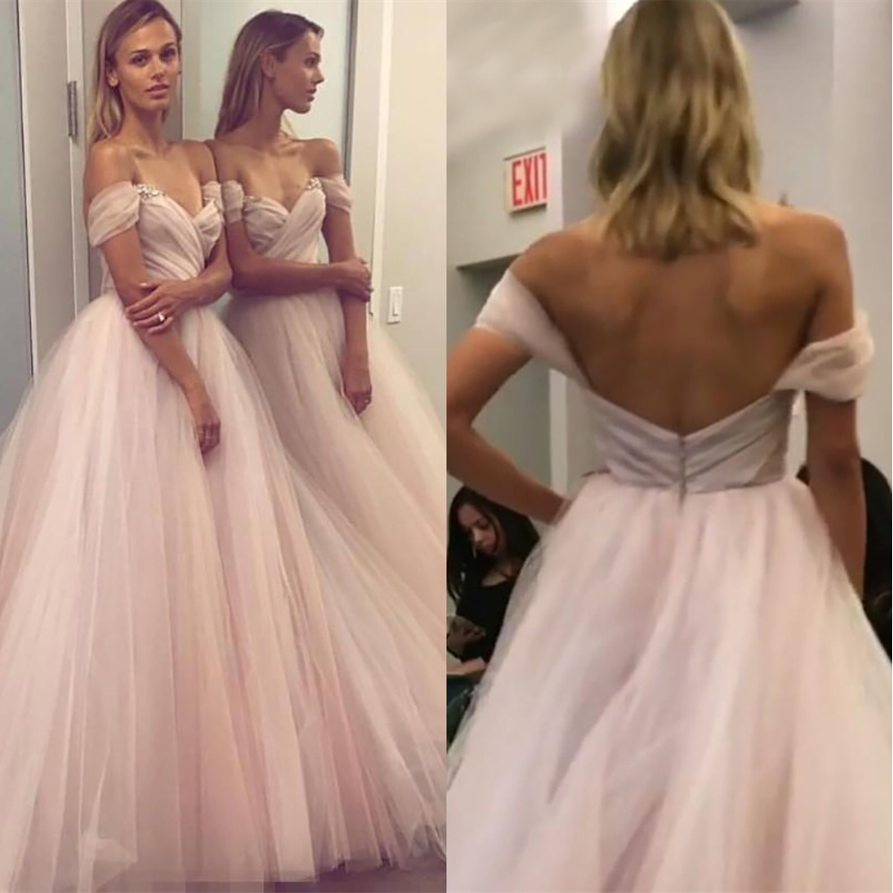 New Prom Dresses Tulle Gown vestidos de fiesta largos elegantes de gala Off The Shoulder Sweetheart Dress Evening Gown