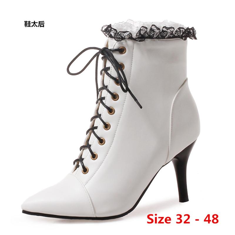 Winter Spring Autumn High Heel Ankle Boots Women Short Boots Woman Shoes Botas Muje Small Big Size 32 - 48, Army green
Winter Spring Autumn High Heel Ankle Boots Women Short Boots Woman Shoes Botas Muje Small Big Size 32 - 48, Army green
