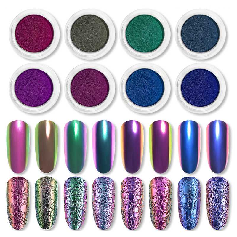 Bubble Soap Foam Nail Glitter Chameleon Mirror Nail Powder Polish Chrome Dust Metallic Pigment Manicuring DIY Decoration
Bubble Soap Foam Nail Glitter Chameleon Mirror Nail Powder Polish Chrome Dust Metallic Pigment Manicuring DIY Decoration