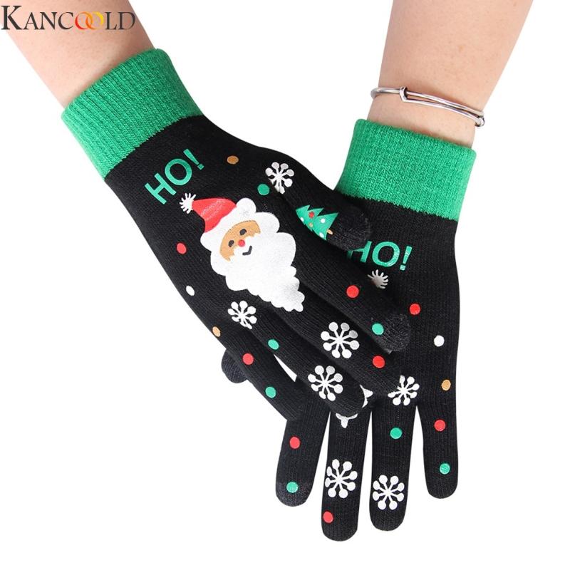 KANCOOLD Women Christmas Knitted Gloves Vintage Thicken Touch Screen Gloves Winter Warm Snow Elk Full Finger Mittens Xmas Gift
KANCOOLD Women Christmas Knitted Gloves Vintage Thicken Touch Screen Gloves Winter Warm Snow Elk Full Finger Mittens Xmas Gift