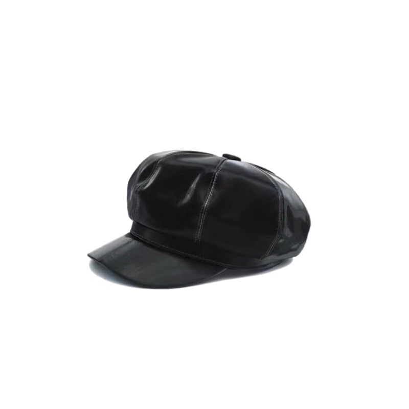 Winter women navy hat Hollow leather hat men leather octagonal fashion party British retro cap beret, 03
Winter women navy hat Hollow leather hat men leather octagonal fashion party British retro cap beret, 03
