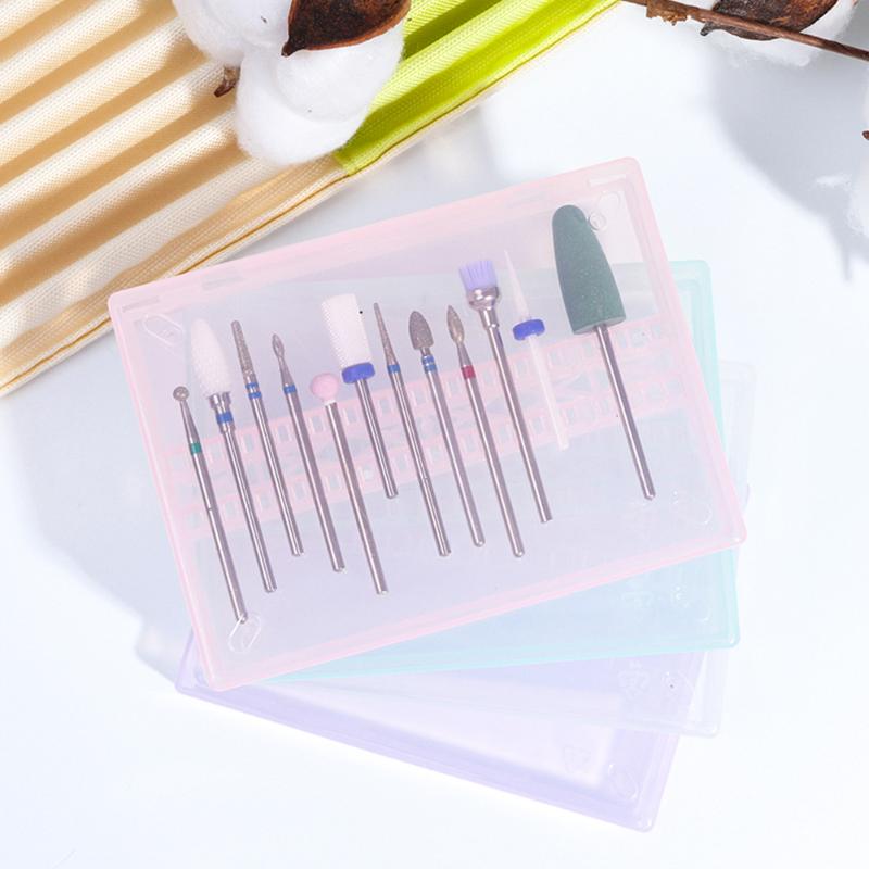 1pcs Nail Art Drill Bits Storage Box Display Holder Stand Container Rectangle Pink 14 Holes Acrylic Manicure Access Tools JI700
1pcs Nail Art Drill Bits Storage Box Display Holder Stand Container Rectangle Pink 14 Holes Acrylic Manicure Access Tools JI700