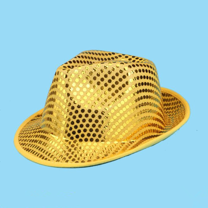 Sequins Jazz Hat Adults Men Women Stage Performance Props Party Hats Halloween Fancy Dress Decor
Sequins Jazz Hat Adults Men Women Stage Performance Props Party Hats Halloween Fancy Dress Decor