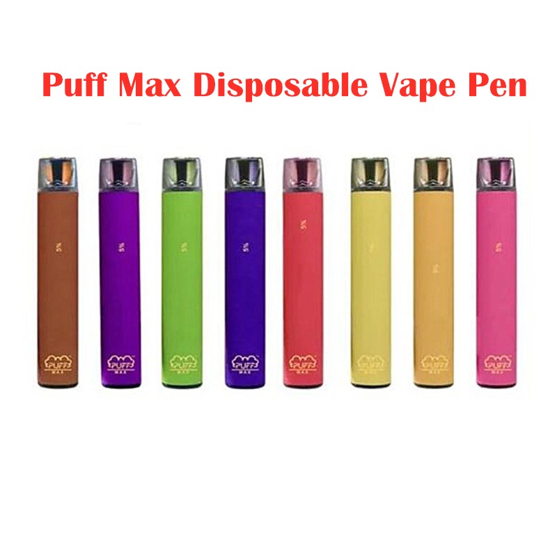 Puff Max Disposable Vape Pen Kit 2000 Puffs 5% 1200mAh 8.5ML Factory Supply Fast Shipping e cig VS Kangvape Onee Stick
Puff Max Disposable Vape Pen Kit 2000 Puffs 5% 1200mAh 8.5ML Factory Supply Fast Shipping e cig VS Kangvape Onee Stick