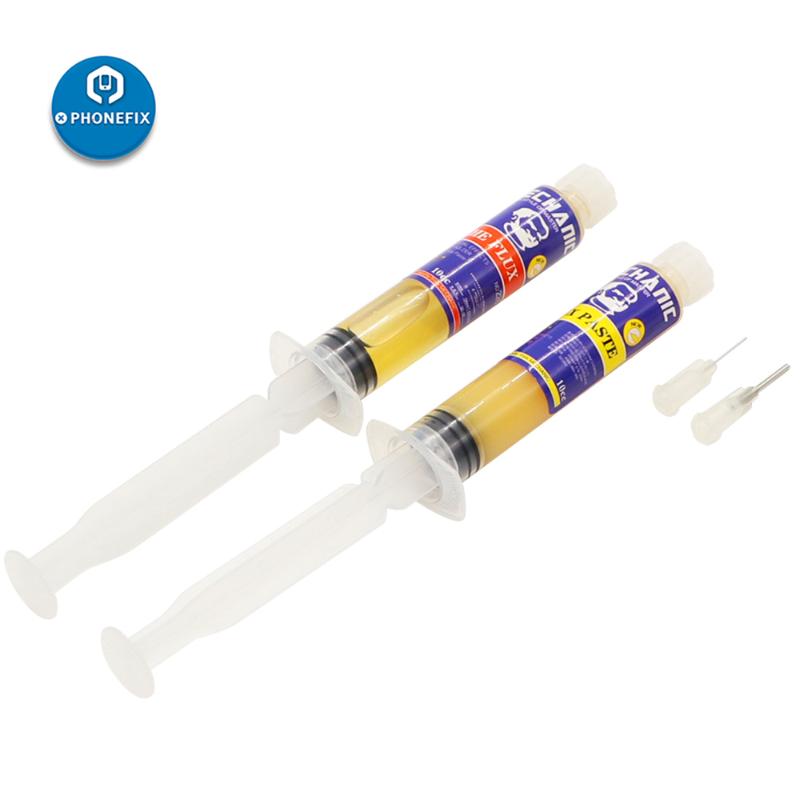 MECHANIC Soldering Paste Flux Paste for Repair 10ML Liquid Soldering BGA Chip Repair Tools Welding
MECHANIC Soldering Paste Flux Paste for Repair 10ML Liquid Soldering BGA Chip Repair Tools Welding