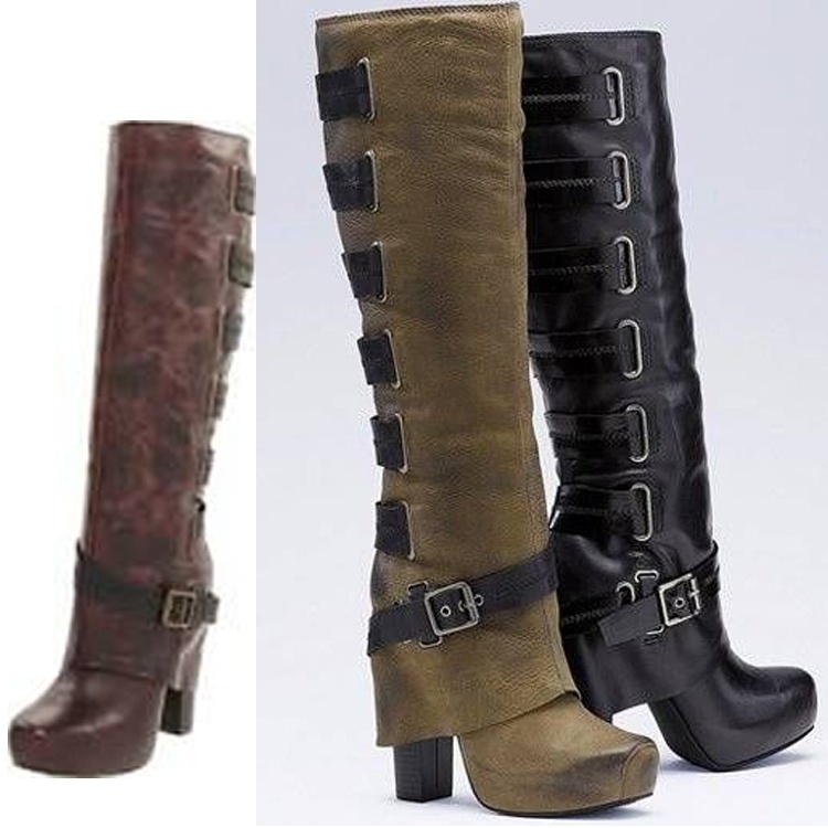 Fashion Women Jackboots Thick Heel Boots Bandage Over The Knee Fashion Boots Zapatos De Mujer Motorcycle Size 35-43, Brown
Fashion Women Jackboots Thick Heel Boots Bandage Over The Knee Fashion Boots Zapatos De Mujer Motorcycle Size 35-43, Brown