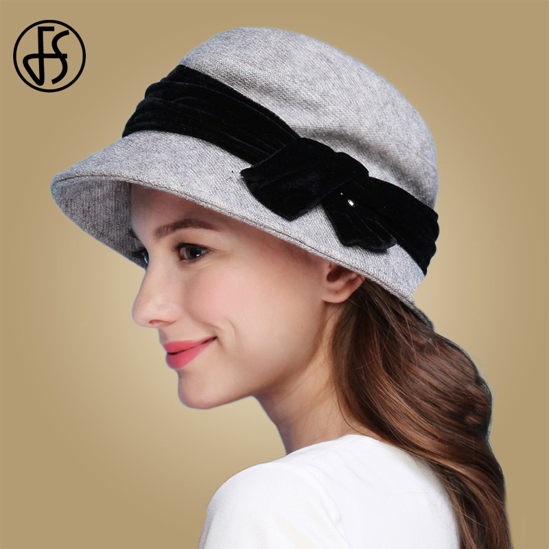 FS Vintage Winter Warm Bucket Hat For Women Elegant Ladies Wool Fedora Hats Red Blue Gray Fashion Autumn Wide Brim Felt Cap
FS Vintage Winter Warm Bucket Hat For Women Elegant Ladies Wool Fedora Hats Red Blue Gray Fashion Autumn Wide Brim Felt Cap