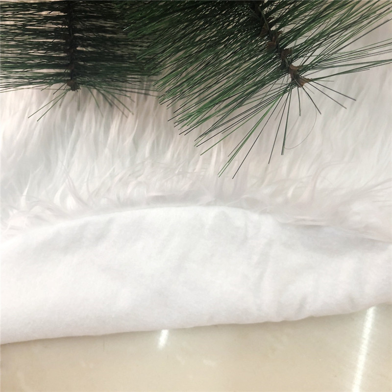 Snowy White Plush Veet Merry Christmas Tree Skirt Decorations Festive party Home Decoration
