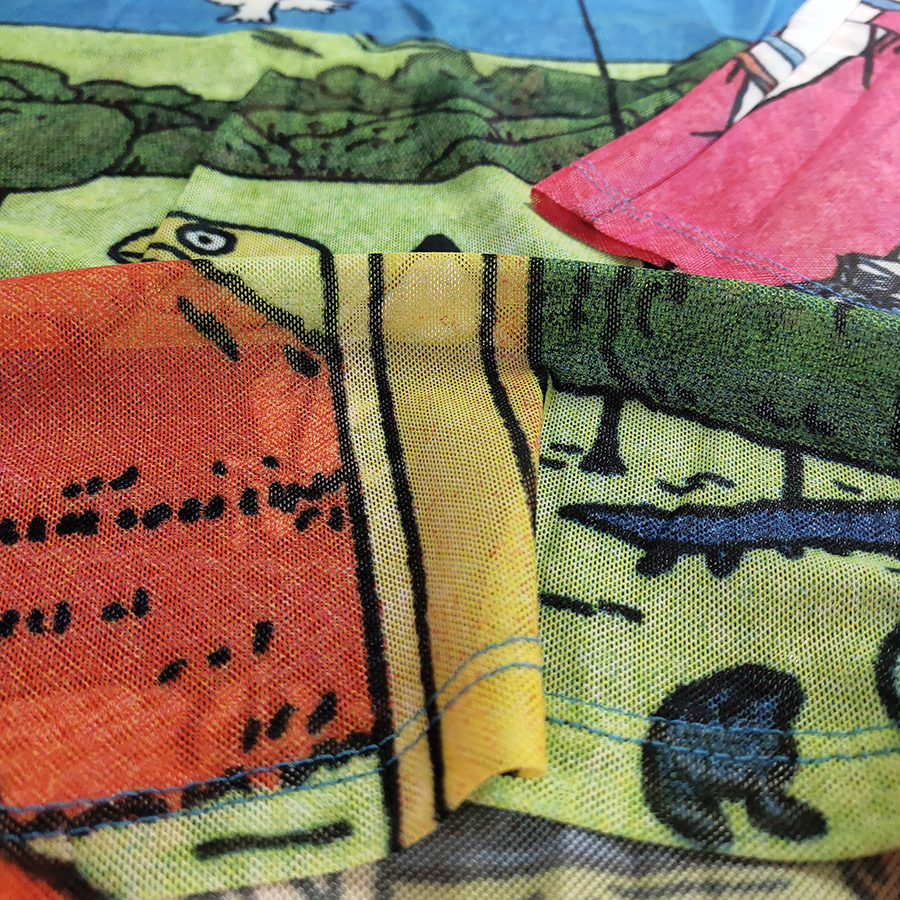 CHEERART Sheer Mesh Top Long Sleeve Tight T Shirt Women See Through Graphic Tees Basic Tshirt Underwear Fall Spring Fashion 200925