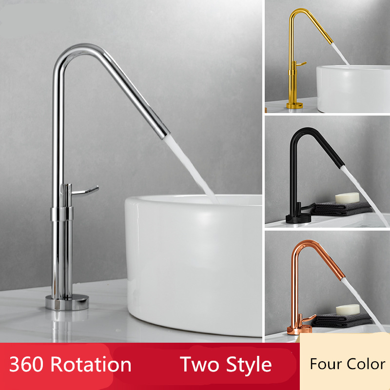 Bathroom Basin Faucet Black/Golden/Chrome/Rose Golden Brass Mixer solid copper Construction Simple Europe style Tap Sink Taps
Bathroom Basin Faucet Black/Golden/Chrome/Rose Golden Brass Mixer solid copper Construction Simple Europe style Tap Sink Taps