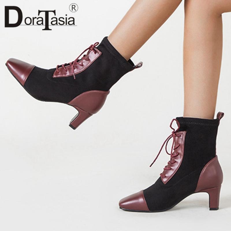 DORATASIA New Fashion Ladies Ankle Boots 2020 Autumn Party Boots Women Square Toe Square High Heels Cross Tied Shoes Woman, Red
DORATASIA New Fashion Ladies Ankle Boots 2020 Autumn Party Boots Women Square Toe Square High Heels Cross Tied Shoes Woman, Red