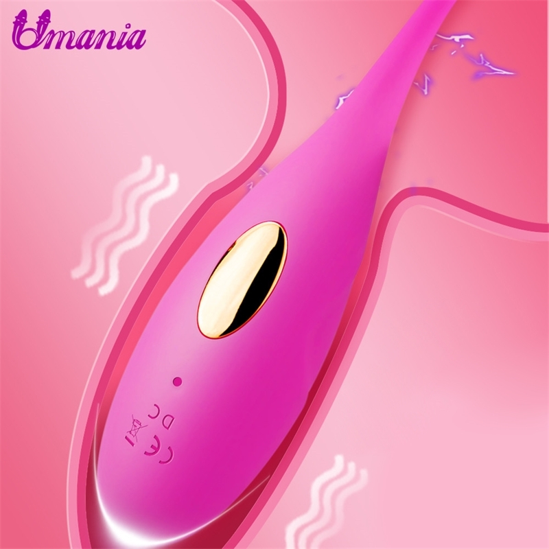Umania Wireless Remote Control Vibrator Silicone Bullet Egg Vibromasseur Sex USB Rechargeable Jouets pour adultes Corps Expéditions Aléatoires Y2