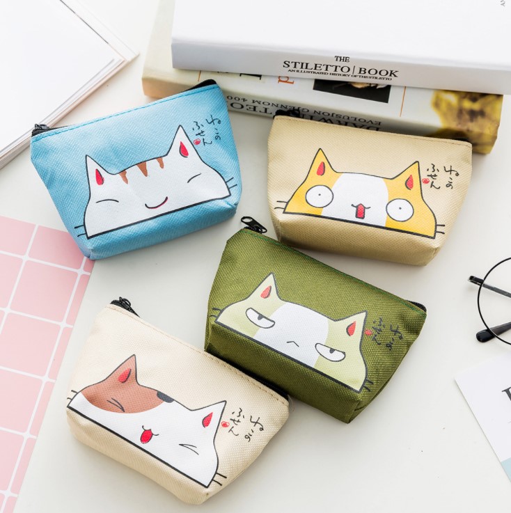 Cute Oxford Coin Purse Small Zipper Change Pouch Mini Cosmetic Makeup Bags for Women and Girls
Cute Oxford Coin Purse Small Zipper Change Pouch Mini Cosmetic Makeup Bags for Women and Girls