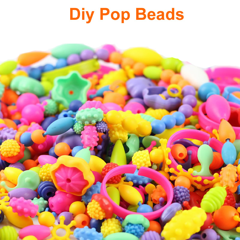 DIY Pop Beads Girls Toys Creativity Needlework Kids Crafts Children's Bracelets Handmade Jewelry Fashion Kit Toy For Girl Gift
DIY Pop Beads Girls Toys Creativity Needlework Kids Crafts Children's Bracelets Handmade Jewelry Fashion Kit Toy For Girl Gift