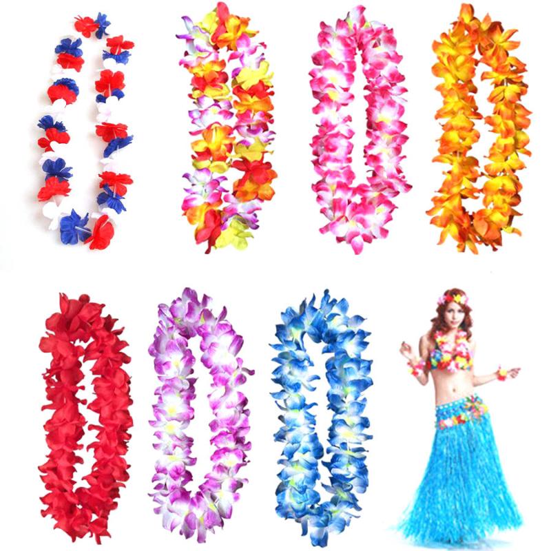 5pcs/lot Hawaiian Flower Necklace Color Hawaii Flower Leis Fancy Dress Party Hawaii Beach Fun Flowers DIY Party Beach Decoration, Style 1 red 
5pcs/lot Hawaiian Flower Necklace Color Hawaii Flower Leis Fancy Dress Party Hawaii Beach Fun Flowers DIY Party Beach Decoration, Style 1 red