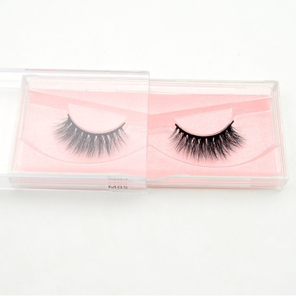 100% Handmade Full Volume Stunning Mink Eyelashes 3D Natural Long Mink Lashes Full Strip Lashes Maquillage Makeup