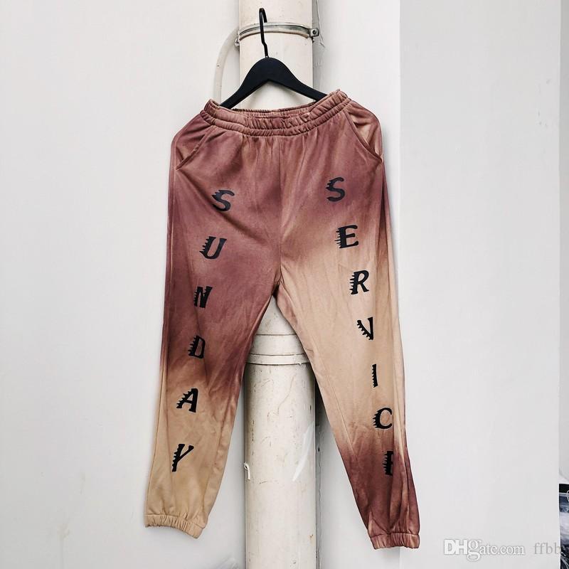 19SS Sunday Service Leisure Trousers streetwear Hip Hop Sports Fog Pants men women sweatpants, Brown2
19SS Sunday Service Leisure Trousers streetwear Hip Hop Sports Fog Pants men women sweatpants, Brown2