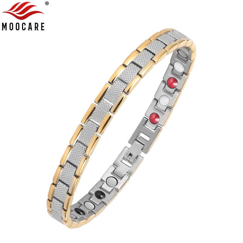 Moocare stainless steel infrared ray anion germanium magnetic bracelets health men and women hand chain jewelry
Moocare stainless steel infrared ray anion germanium magnetic bracelets health men and women hand chain jewelry