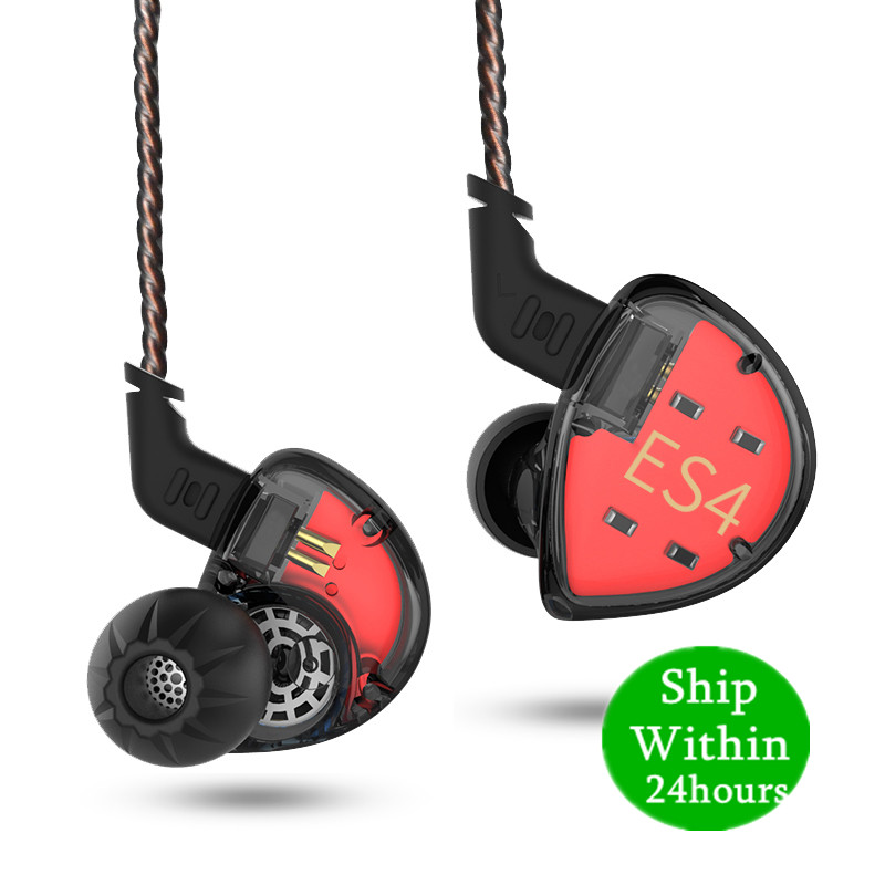 KZ ES4 1BA+1DD Hybrid In-ear Earphone Hifi Dynamic Driver Noise Cancelling Headset Replacement Cable AS10 ZSX ZSX ZST ES3 ZSN
KZ ES4 1BA+1DD Hybrid In-ear Earphone Hifi Dynamic Driver Noise Cancelling Headset Replacement Cable AS10 ZSX ZSX ZST ES3 ZSN