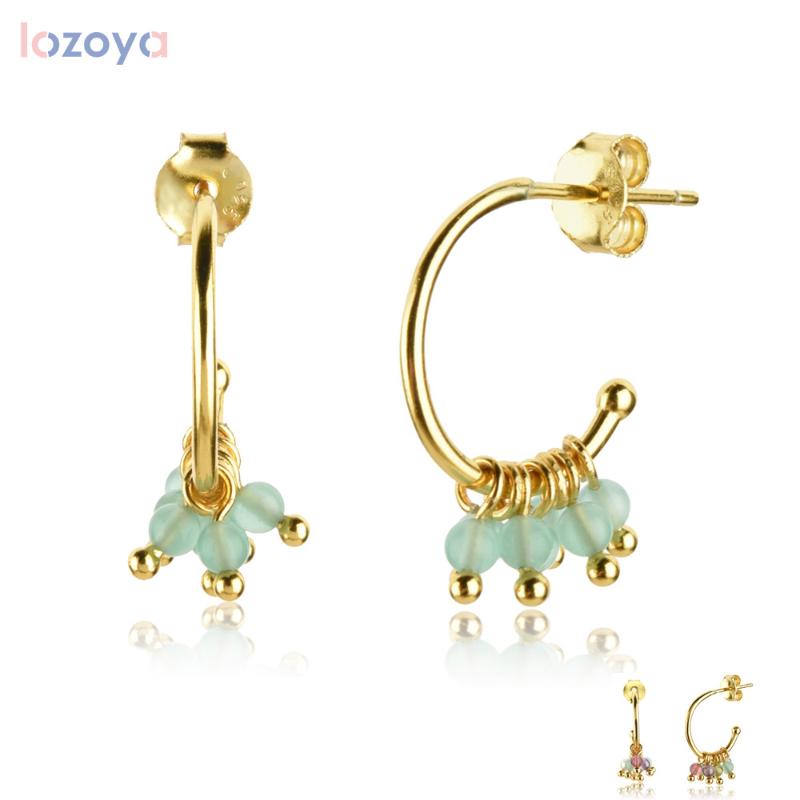 Lozoya 925 Sterling Silver Gold 12mm Charm Beads Hoops 2020 Rock Punk Fashion Fine Luxury Jewelry Crystal Jewels Piercing
Lozoya 925 Sterling Silver Gold 12mm Charm Beads Hoops 2020 Rock Punk Fashion Fine Luxury Jewelry Crystal Jewels Piercing