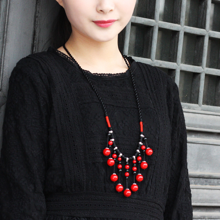 Chokers Pure Handmade Exotic Jewelry Red Nature Stone Beaded Necklace , Ethnic National Vintage Statement
Chokers Pure Handmade Exotic Jewelry Red Nature Stone Beaded Necklace , Ethnic National Vintage Statement