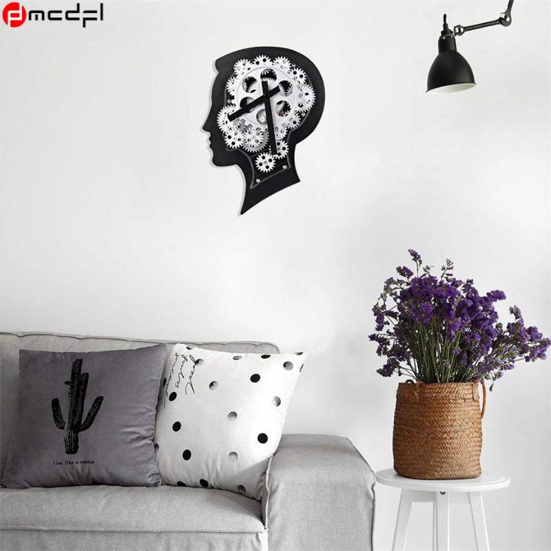 Horloge Murale Design Moderne Novelty Brain Moving Gear Wall Clock Mechanical Large Wall Clock For Home Decoration
Horloge Murale Design Moderne Novelty Brain Moving Gear Wall Clock Mechanical Large Wall Clock For Home Decoration