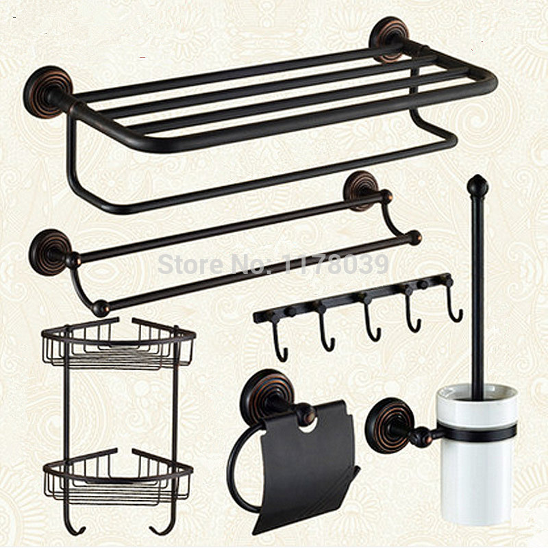 All-copper towel rack,Paper Holders and Bathroom Shelves,Black Antique Bathroom hardware Accessories sets,Free Shipping J16536
All-copper towel rack,Paper Holders and Bathroom Shelves,Black Antique Bathroom hardware Accessories sets,Free Shipping J16536