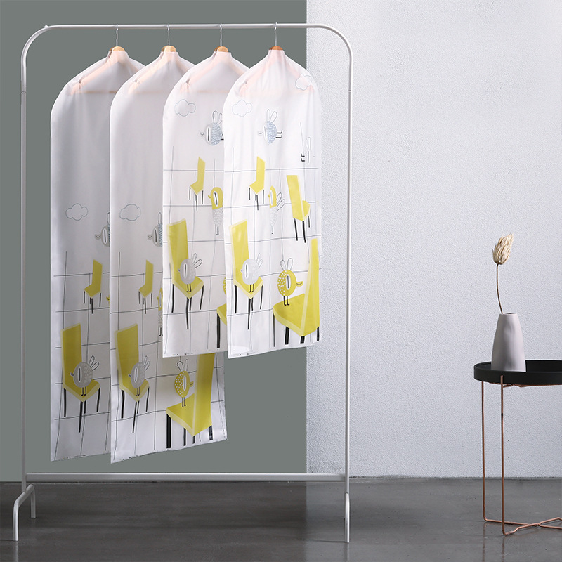 Transparent printing hanging bag clothes dust cover suit household dust bag Closet organizer E156, Solid color small
Transparent printing hanging bag clothes dust cover suit household dust bag Closet organizer E156, Solid color small