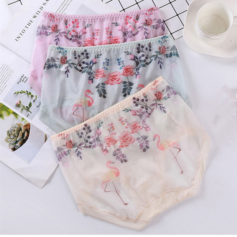 3Pcs/lot New Thin Intimates Girls Underwears Flamingo print plus size 5XL Sexy Lingeries Mesh transparent Women's Panties sets, Mixed 3 colors
3Pcs/lot New Thin Intimates Girls Underwears Flamingo print plus size 5XL Sexy Lingeries Mesh transparent Women's Panties sets, Mixed 3 colors