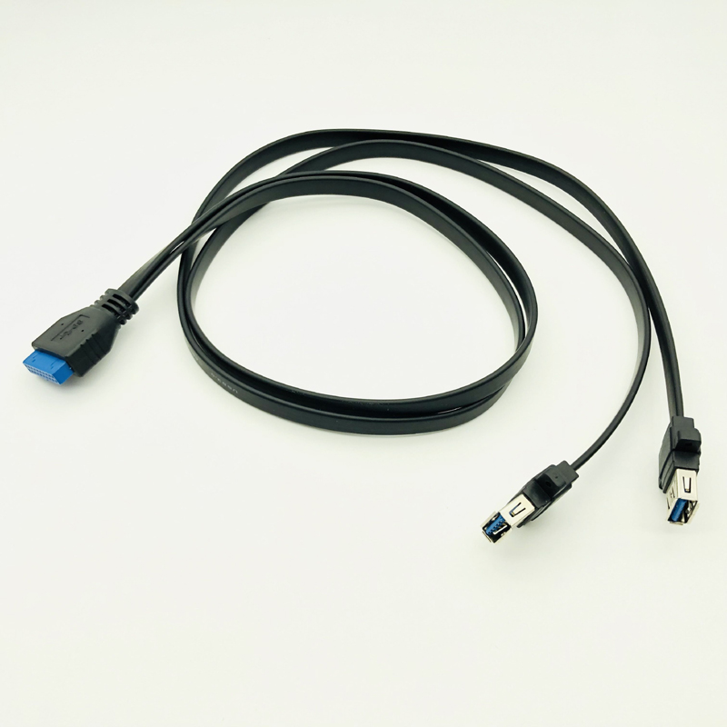 H1111Z Connector USB 3.0 Panel Mount Dual Port USB 3.0 Female Screw Panel Mount to Motherboard 20 Pin Header Flat Cable Cord NEW
H1111Z Connector USB 3.0 Panel Mount Dual Port USB 3.0 Female Screw Panel Mount to Motherboard 20 Pin Header Flat Cable Cord NEW