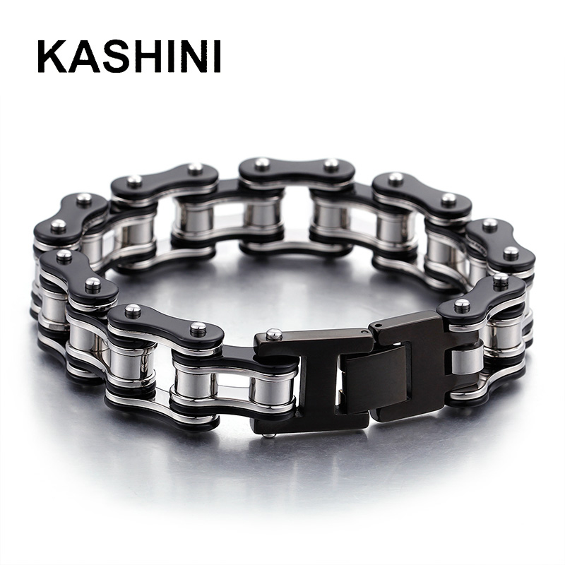 Men's Motorcycle Chain Bracelet Punk Bike Bracelet Black 316L Stainless Steel Bicycle Punk Wholesale
Men's Motorcycle Chain Bracelet Punk Bike Bracelet Black 316L Stainless Steel Bicycle Punk Wholesale