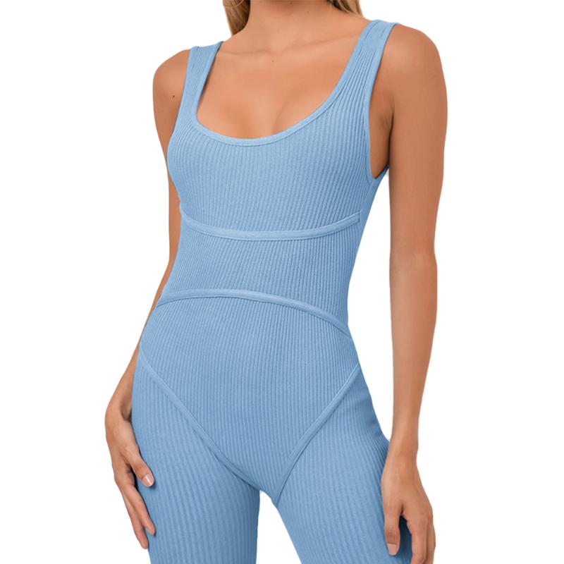 Summer Women Rompers Spaghetti Strap Playsuit Sexy Sleeveless Bodycon Ribbed Jumpsuit Workout Fitness Playsuit Blue Grey Black
Summer Women Rompers Spaghetti Strap Playsuit Sexy Sleeveless Bodycon Ribbed Jumpsuit Workout Fitness Playsuit Blue Grey Black