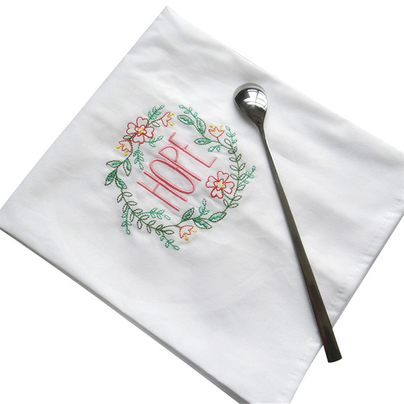 Embroidery Wedding Serviette Absorbent Cotton Concise Upscale Home Cloth Table Napkin Kitchen Use Handkerchief New Arrivals
Embroidery Wedding Serviette Absorbent Cotton Concise Upscale Home Cloth Table Napkin Kitchen Use Handkerchief New Arrivals