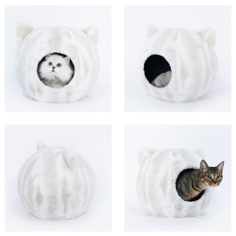Warm Pet Cat Bed Pet Cushion Kennel For Small Medium Large Dogs Cats Winter Bed House Puppy Mat Size M/L New