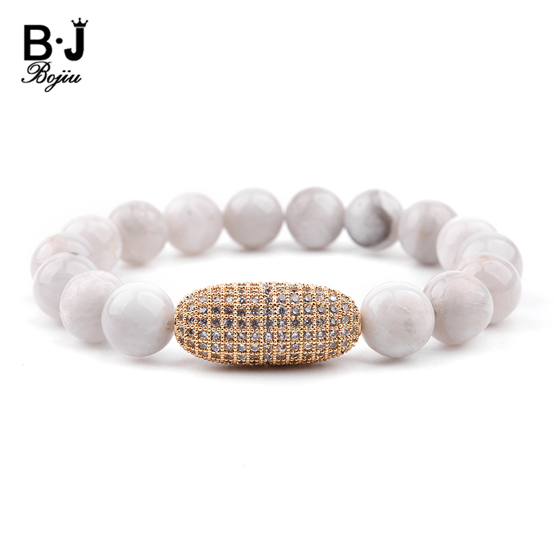 BOJIU Luxe Oval Gold-color Copper Inlaid Zircon Charm Bracelets For Women Elastic Natural Crazy Stone Bracelet Femme Gifts BC300
BOJIU Luxe Oval Gold-color Copper Inlaid Zircon Charm Bracelets For Women Elastic Natural Crazy Stone Bracelet Femme Gifts BC300