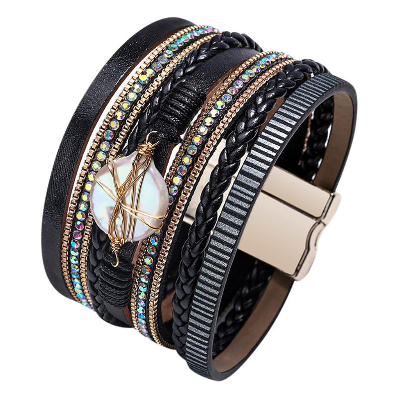 New Design Women New European and American Fashion Alloy Bracelet Magnetic Buckle Woven Bracelet Valentine's Gift Delicate
New Design Women New European and American Fashion Alloy Bracelet Magnetic Buckle Woven Bracelet Valentine's Gift Delicate