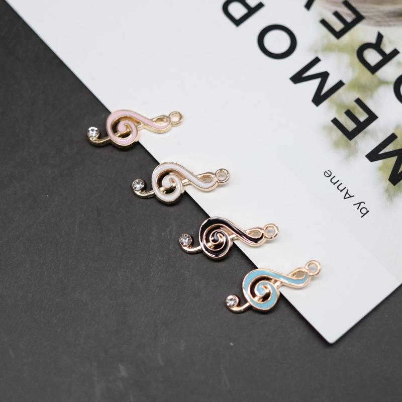 MRHUANG 10pcs/lot Musical Note Alloy Gold-Color Pendant fit necklaces bracelets DIY Jewelry Accessories
MRHUANG 10pcs/lot Musical Note Alloy Gold-Color Pendant fit necklaces bracelets DIY Jewelry Accessories