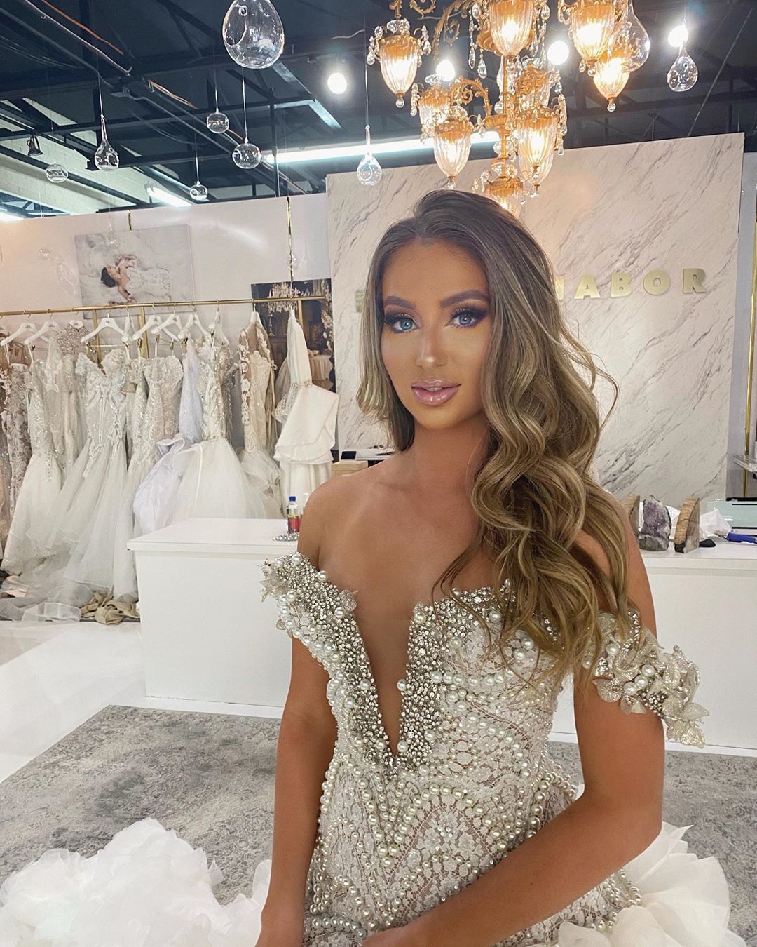 plus size arabic aso ebi luxurious mermaid sexy wedding dresses crystals pearls bridal dresses lace tiers wedding gowns zj944