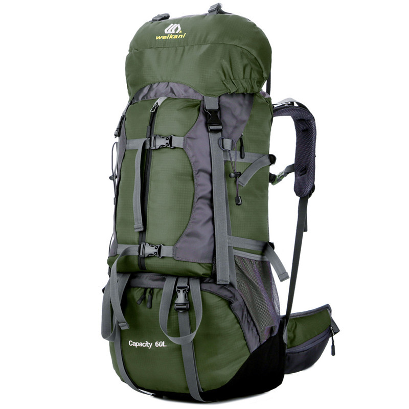 60L Multifunctional Rain Cover Waterproof Hiking Sports Backpack Outdoor Climbing Bag Camping Trekking Travel Rucksack For Men, Army green
60L Multifunctional Rain Cover Waterproof Hiking Sports Backpack Outdoor Climbing Bag Camping Trekking Travel Rucksack For Men, Army green