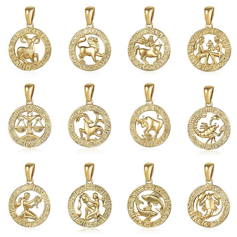 Trendsmax 12pcs Constellation Zodiac Sign 585 Rose Gold Pendant Wholesale Gold Color Horoscope Pendants GPM24/16
Trendsmax 12pcs Constellation Zodiac Sign 585 Rose Gold Pendant Wholesale Gold Color Horoscope Pendants GPM24/16