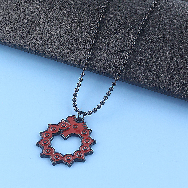 New Anime The Seven Deadly Sins Necklace Meliodas Dragon Tattoos Badge Necklaces Nanatsu no Taizai Pendant For Women Men Jewelry
New Anime The Seven Deadly Sins Necklace Meliodas Dragon Tattoos Badge Necklaces Nanatsu no Taizai Pendant For Women Men Jewelry