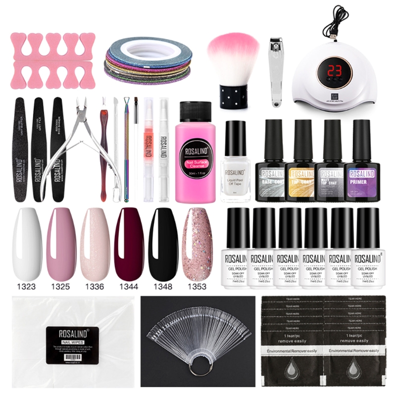 Nail UV LED Lamp Dryer with Nails Cutter File Gel Polish Brush Kit Soak Off Manicure Tools Set Decoration Decals
Nail UV LED Lamp Dryer with Nails Cutter File Gel Polish Brush Kit Soak Off Manicure Tools Set Decoration Decals