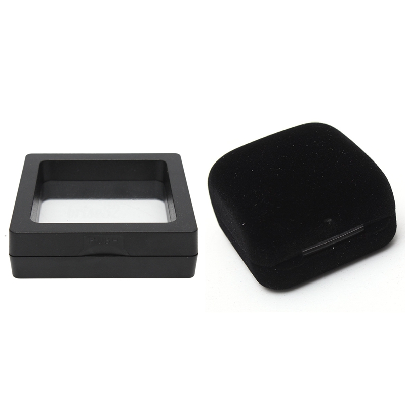 1 Jewel Case Box Black Gift Velvet Display with Square 3D Floating Frame Holder Coin Box 7X7cm
1 Jewel Case Box Black Gift Velvet Display with Square 3D Floating Frame Holder Coin Box 7X7cm